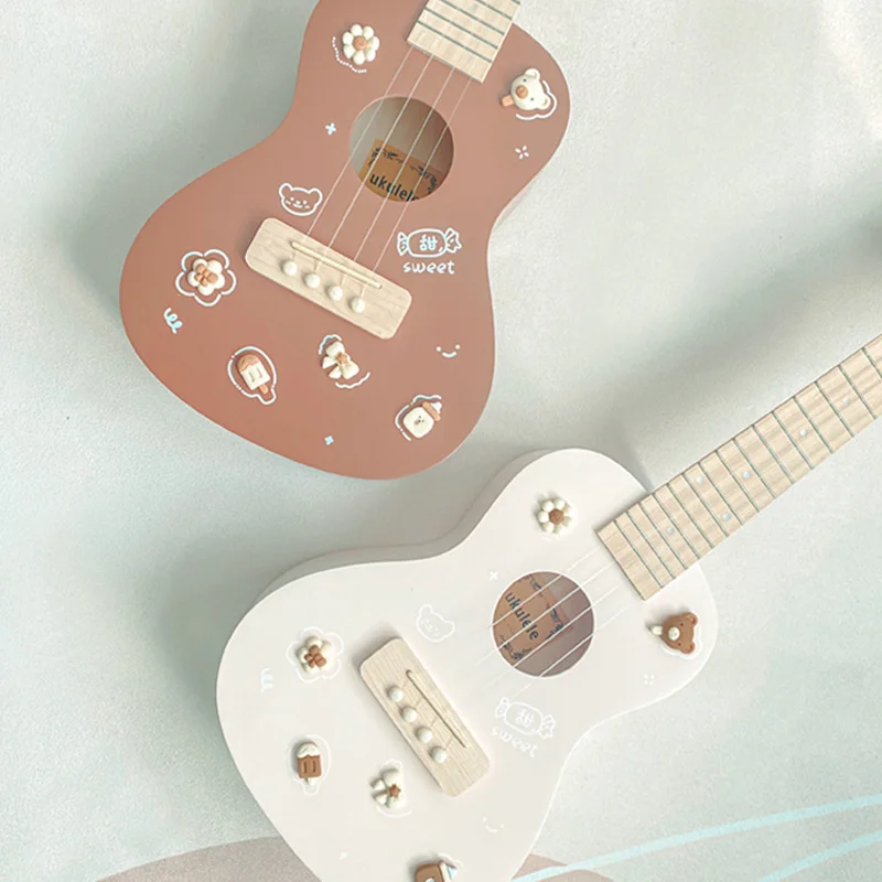 Travel Electroacoustic Ukulele Mini Beginners Wooden Small Solid Ukulele Kit Finger Picks Pattern Fretless Music Instrument
Travel Electroacoustic Ukulele Mini Beginners Wooden Small Solid Ukulele Kit Finger Picks Pattern Fretless Music Instrument