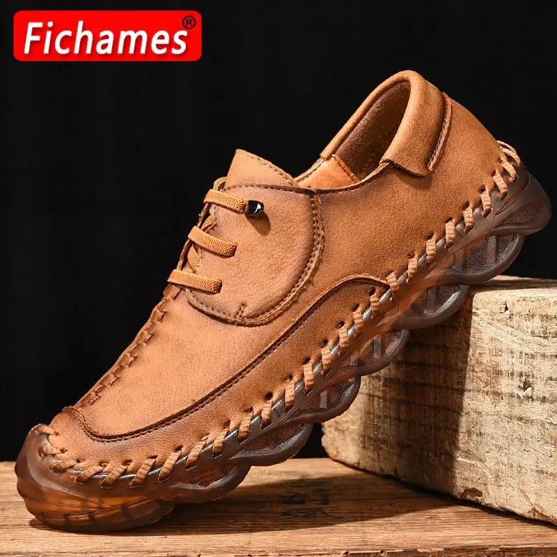 Handmade Leather Casual Men Shoes Design Sneakers Men Comfortable Leather Shoes Men Loafers Hot Sale Moccasins Driving Shoe
Handmade Leather Casual Men Shoes Design Sneakers Men Comfortable Leather Shoes Men Loafers Hot Sale Moccasins Driving Shoe