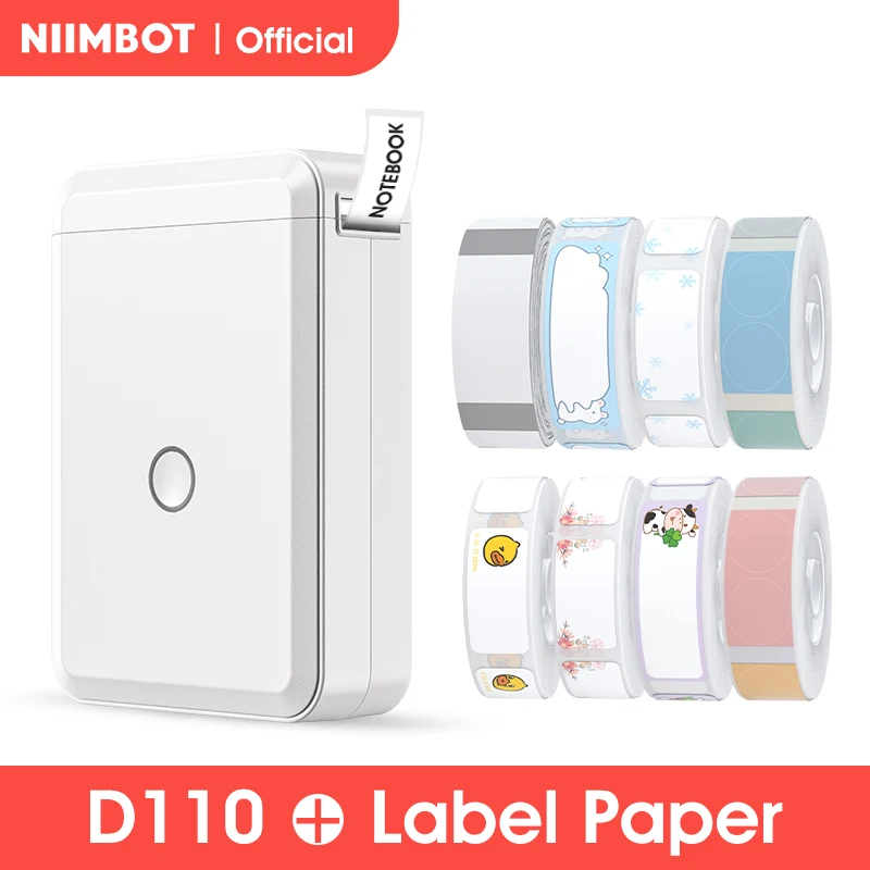 Niimbot D110 D11 D101, умный компактный карманный Термопринтер для этикеток, самоклеящийся принтер для офиса и дома
Niimbot D110 D11 D101, умный компактный карманный Термопринтер для этикеток, самоклеящийся принтер для офиса и дома