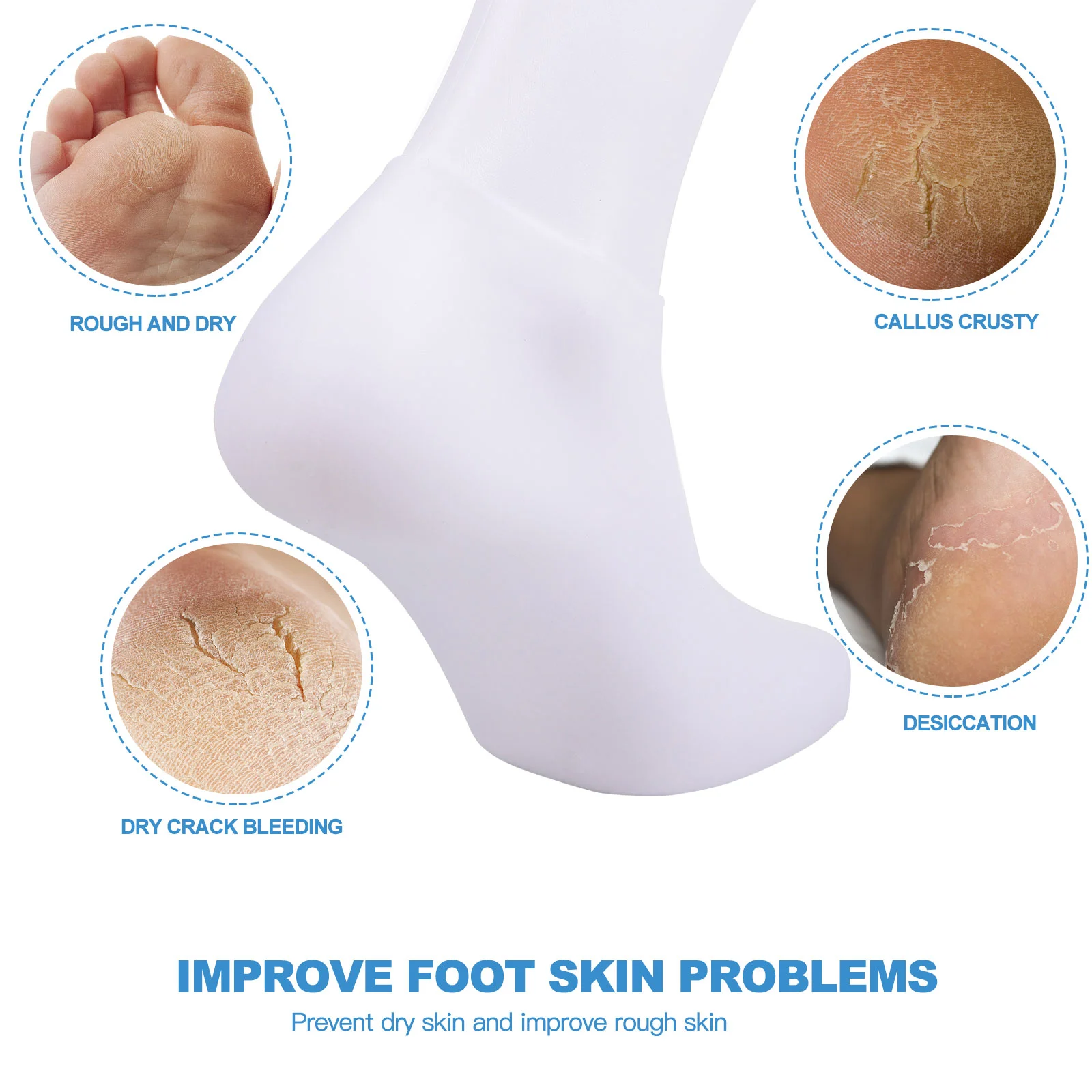 Protective Socks Feet Treatment Rough Skin Moisturizing Anti Dry Foot Care Cracked Women
Protective Socks Feet Treatment Rough Skin Moisturizing Anti Dry Foot Care Cracked Women