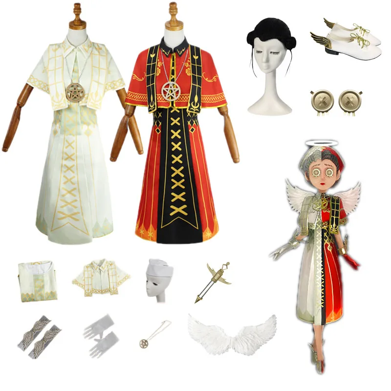 The Fifth Personality Cos Costume Light Angel And Flaming Angel Cos Clothing Doctor New Clothing Full Set Cos Wig Shoes Wings
The Fifth Personality Cos Costume Light Angel And Flaming Angel Cos Clothing Doctor New Clothing Full Set Cos Wig Shoes Wings