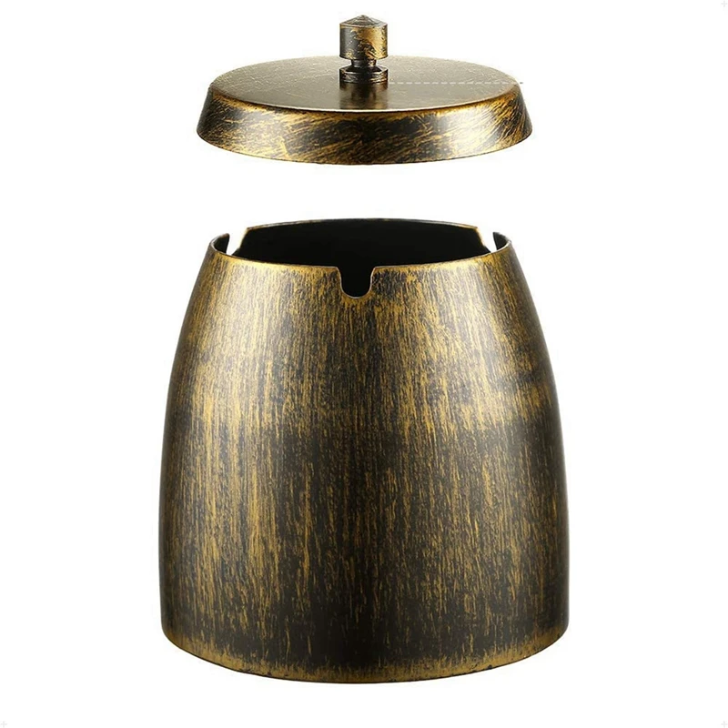 3X Wind Ashtray With Stainless Steel, Ashtray Wind And Rainproof, With Non-Slip Base, Table Ashtray
3X Wind Ashtray With Stainless Steel, Ashtray Wind And Rainproof, With Non-Slip Base, Table Ashtray
