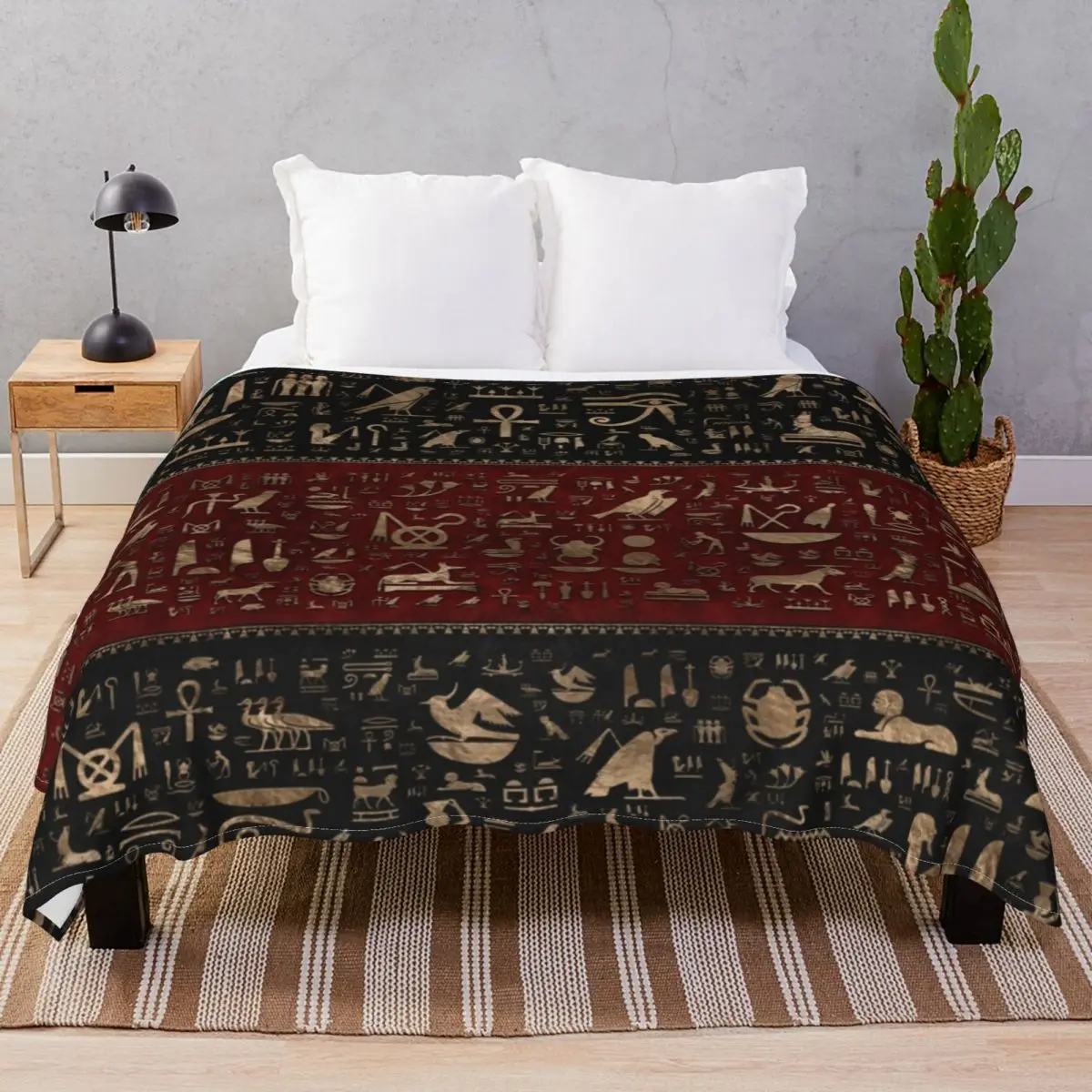 Ancient Egyptian Hieroglyphs Blankets Flannel Decoration Lightweight Throw Blanket for Bedding Sofa Travel Cinema
Ancient Egyptian Hieroglyphs Blankets Flannel Decoration Lightweight Throw Blanket for Bedding Sofa Travel Cinema