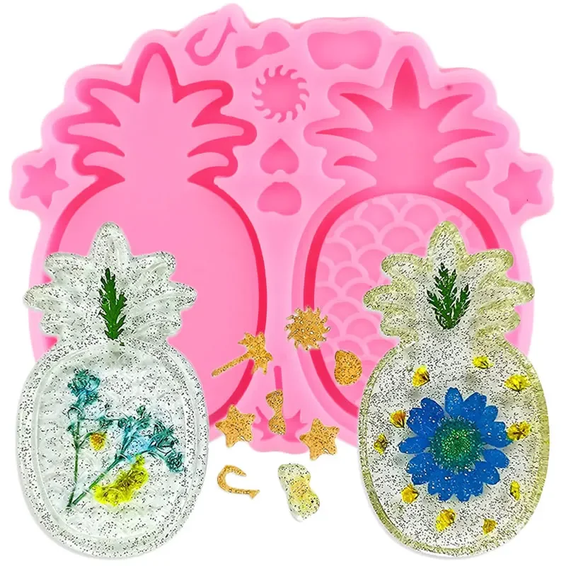 Pineapple Shaker Resin Mold DIY Glitter Quicksand Keychain Molds Necklace Charm Decorating Silicone Epoxy Casting Making Mould
Pineapple Shaker Resin Mold DIY Glitter Quicksand Keychain Molds Necklace Charm Decorating Silicone Epoxy Casting Making Mould