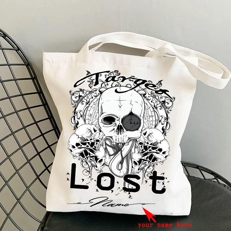 Custom Name Punk Skull Print Tote Bags Storage Teacher Life Gift Superpoder Canvas Shopping Shoulder Bag Reusable Handbag
Custom Name Punk Skull Print Tote Bags Storage Teacher Life Gift Superpoder Canvas Shopping Shoulder Bag Reusable Handbag