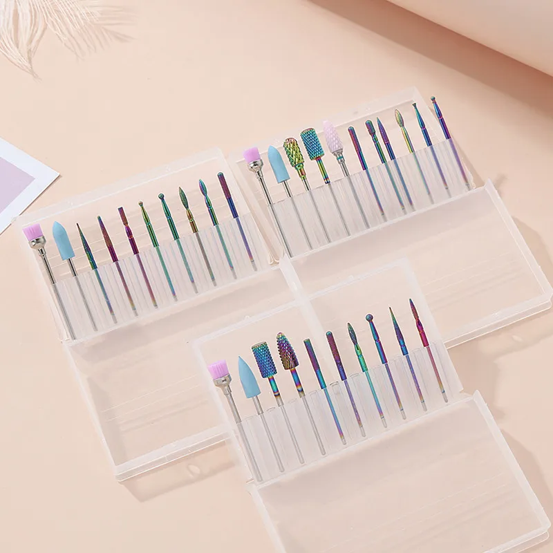 Explosive tungsten steel grinding head colorful set to remove dead skin nail polish glue grinding machine accessories
Explosive tungsten steel grinding head colorful set to remove dead skin nail polish glue grinding machine accessories