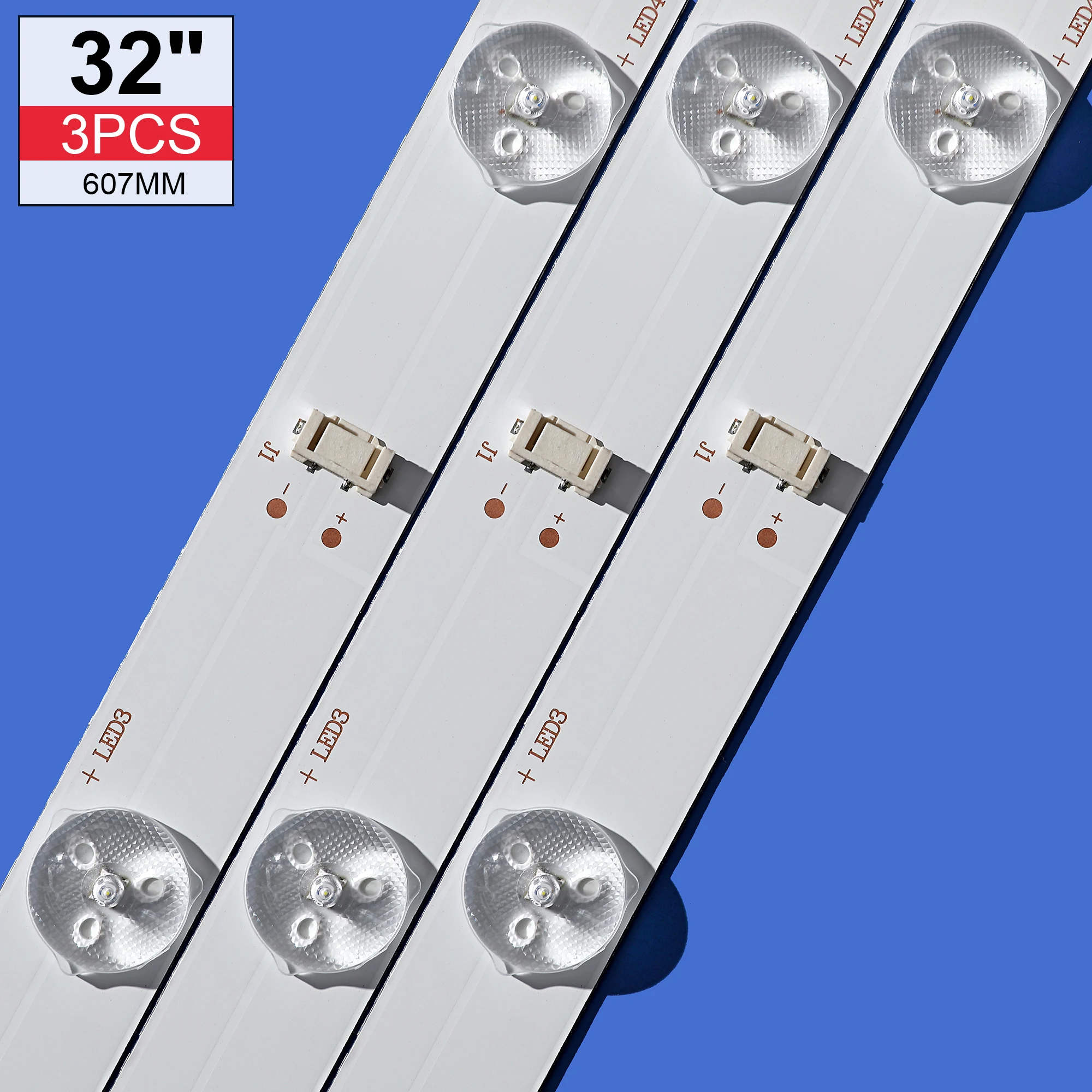 32-дюймовая Светодиодная лента для подсветки 7 светодиодный 5800-W32001-3P00
32-дюймовая Светодиодная лента для подсветки 7 светодиодный 5800-W32001-3P00