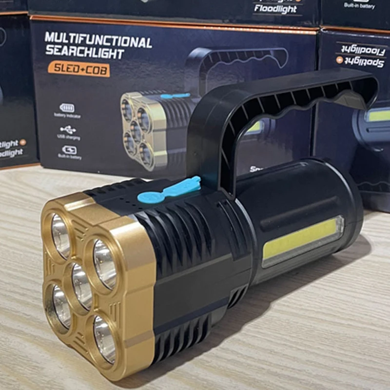 Powerful Flashlight Handheld Lantern Camping Portable Lamp Super Bright USB Rechargeable Built-in 18650 Battery Outdoor Lighting
Powerful Flashlight Handheld Lantern Camping Portable Lamp Super Bright USB Rechargeable Built-in 18650 Battery Outdoor Lighting