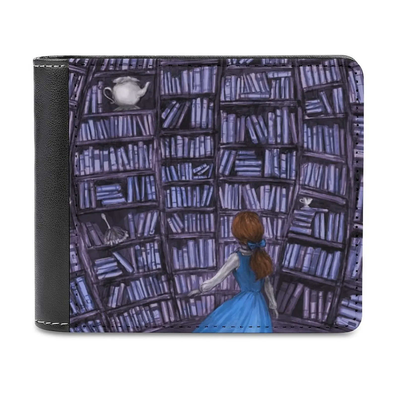 So Many Books Leather Wallet Men Classic Black Purse Credit Card Holder Fashion Men's Wallet Princess Books Library Book
So Many Books Leather Wallet Men Classic Black Purse Credit Card Holder Fashion Men's Wallet Princess Books Library Book