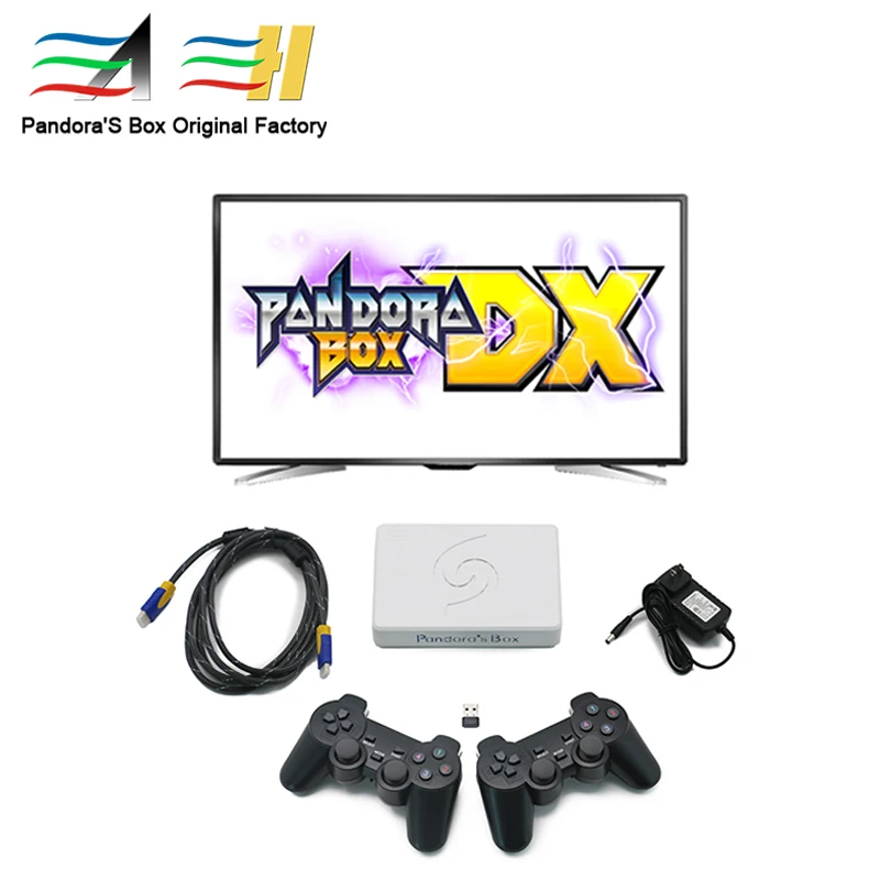 PANDORA BOX Wired Wireless Set Tabletop Kids Tv Video Game Console Retro Arcade Machine With Two Gamepads
PANDORA BOX Wired Wireless Set Tabletop Kids Tv Video Game Console Retro Arcade Machine With Two Gamepads