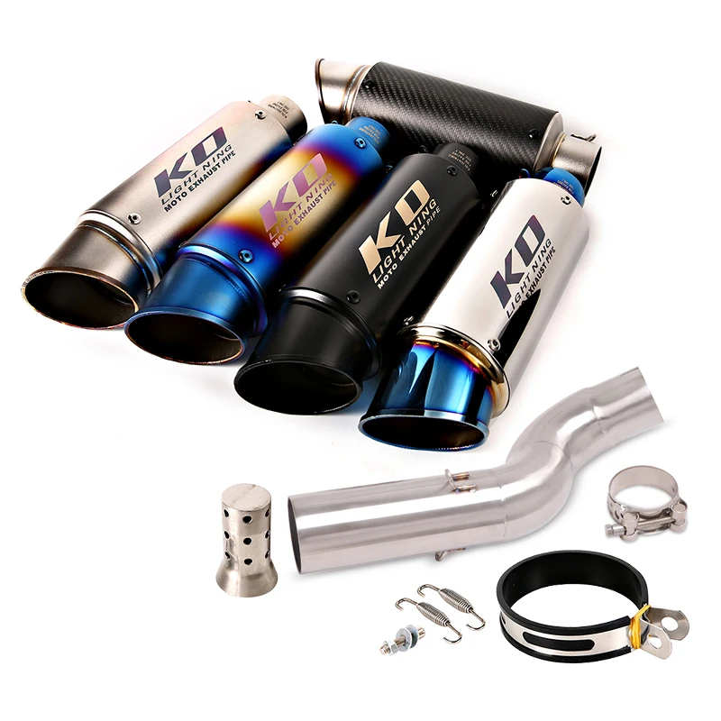 Motorcycle Exhaust System Slip On Middle Connection Link Pipe Muffler Escape For TRIUMPH STREET TRIPLE 765 S / R / RS 2017-2022
Motorcycle Exhaust System Slip On Middle Connection Link Pipe Muffler Escape For TRIUMPH STREET TRIPLE 765 S / R / RS 2017-2022