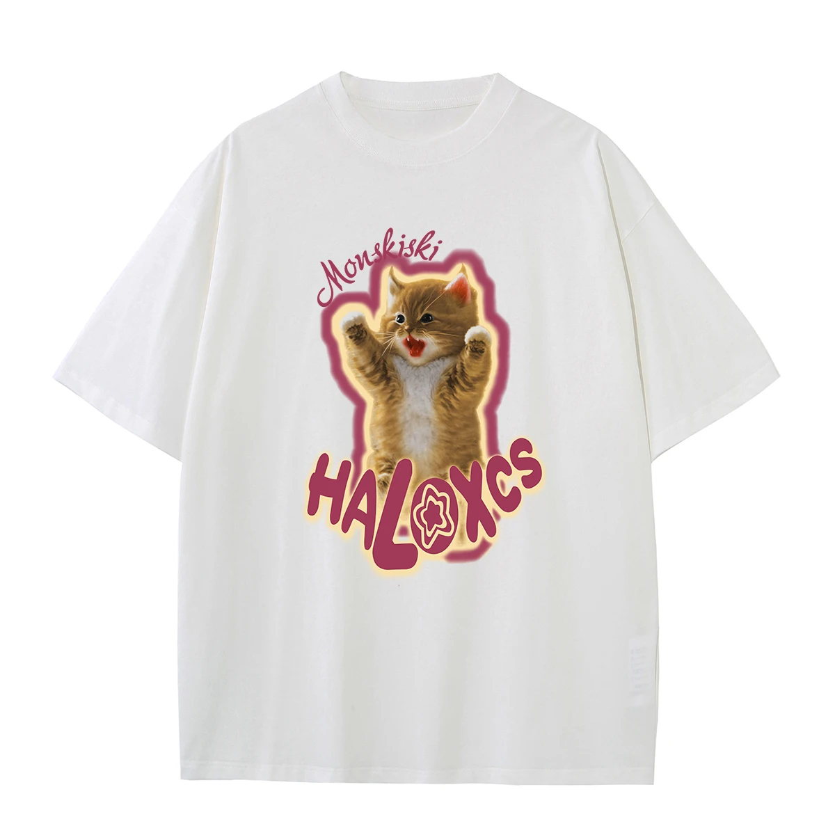 American retro trend cool catgraphic Printed T Shirt for Men Cotton Casual Short Sleeve Classic T-shirts Women Summer Clothing
American retro trend cool catgraphic Printed T Shirt for Men Cotton Casual Short Sleeve Classic T-shirts Women Summer Clothing