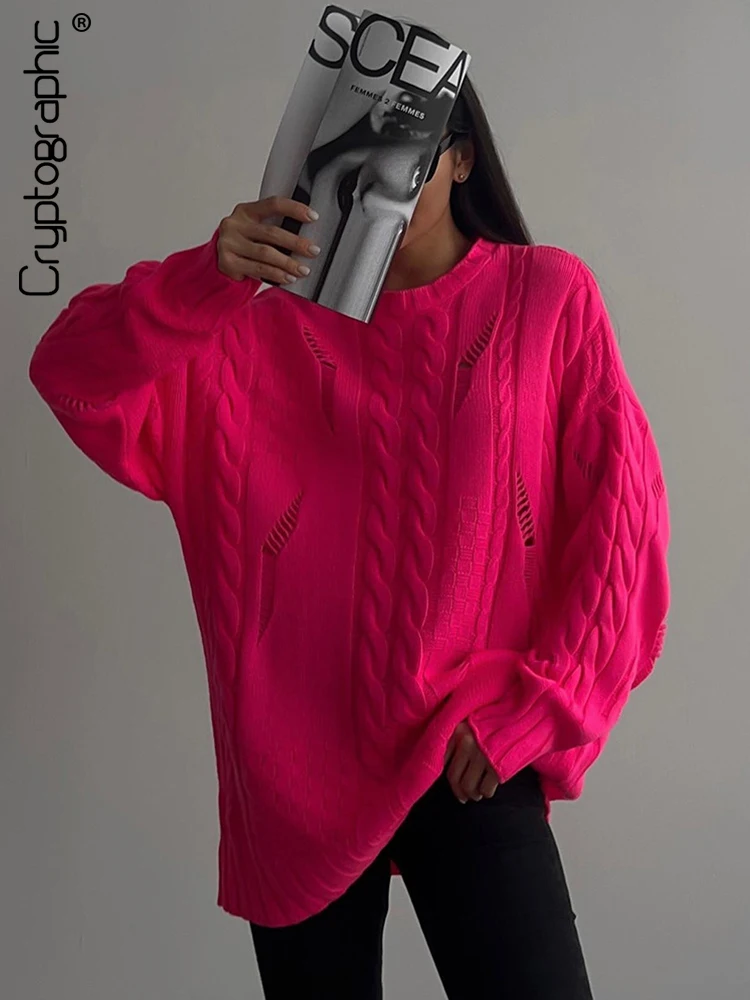 Cryptographic 2022 Fall Winter Twist Knitted Sweaters for Women Pullovers Long Sleeve Sweater Tops Casual Fashion Outfits Loose
Cryptographic 2022 Fall Winter Twist Knitted Sweaters for Women Pullovers Long Sleeve Sweater Tops Casual Fashion Outfits Loose