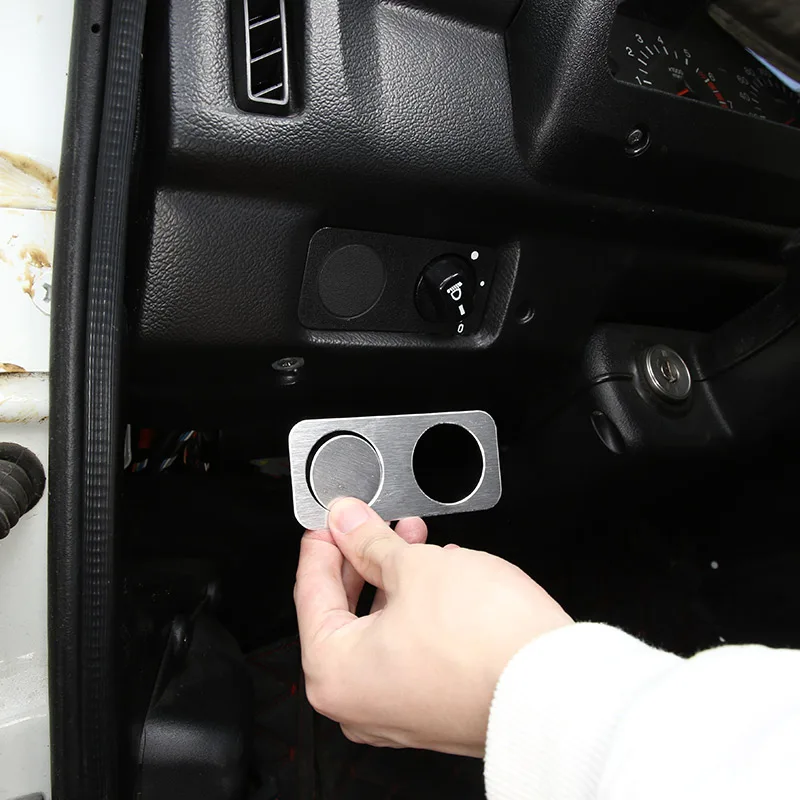 For LADA NIVA 4X4 2009-2019 Car styling Aluminum Alloy Silver Car Headlight Switch Patch Decorate Trim Sticker Car Accessories
For LADA NIVA 4X4 2009-2019 Car styling Aluminum Alloy Silver Car Headlight Switch Patch Decorate Trim Sticker Car Accessories