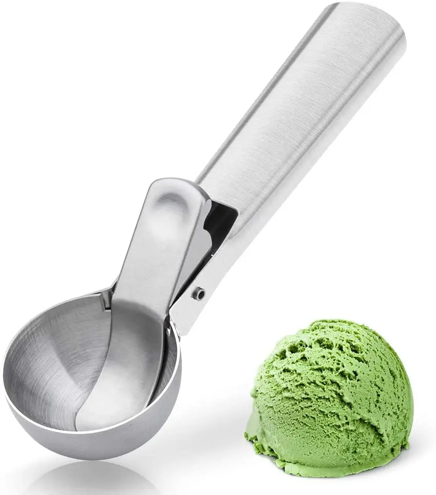 Ice Cream Scoop with Trigger stainless steel Ice Cream Digger Nonstick Anti-Freeze Fruit Ice Ball Maker Ice Cream Scoop Tool
Ice Cream Scoop with Trigger stainless steel Ice Cream Digger Nonstick Anti-Freeze Fruit Ice Ball Maker Ice Cream Scoop Tool