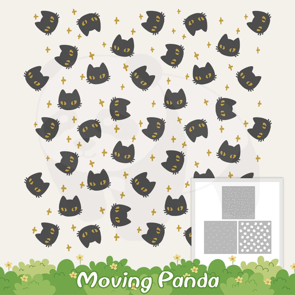 3PCs 2023 Halloween Cute Cats Plastic Stencils For Decor DIY Scrapbooking Supplies Stencil For Halloween Cards Albums Background
3PCs 2023 Halloween Cute Cats Plastic Stencils For Decor DIY Scrapbooking Supplies Stencil For Halloween Cards Albums Background