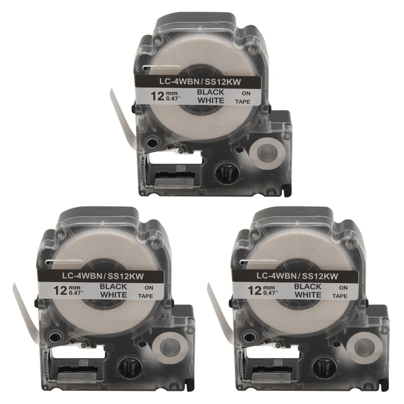 15 шт. в упаковке, запасная деталь (SS12KW), лента для этикеток Epson Labelworks LW300, LW400, LW500, LW700, черная на белом
15 шт. в упаковке, запасная деталь (SS12KW), лента для этикеток Epson Labelworks LW300, LW400, LW500, LW700, черная на белом