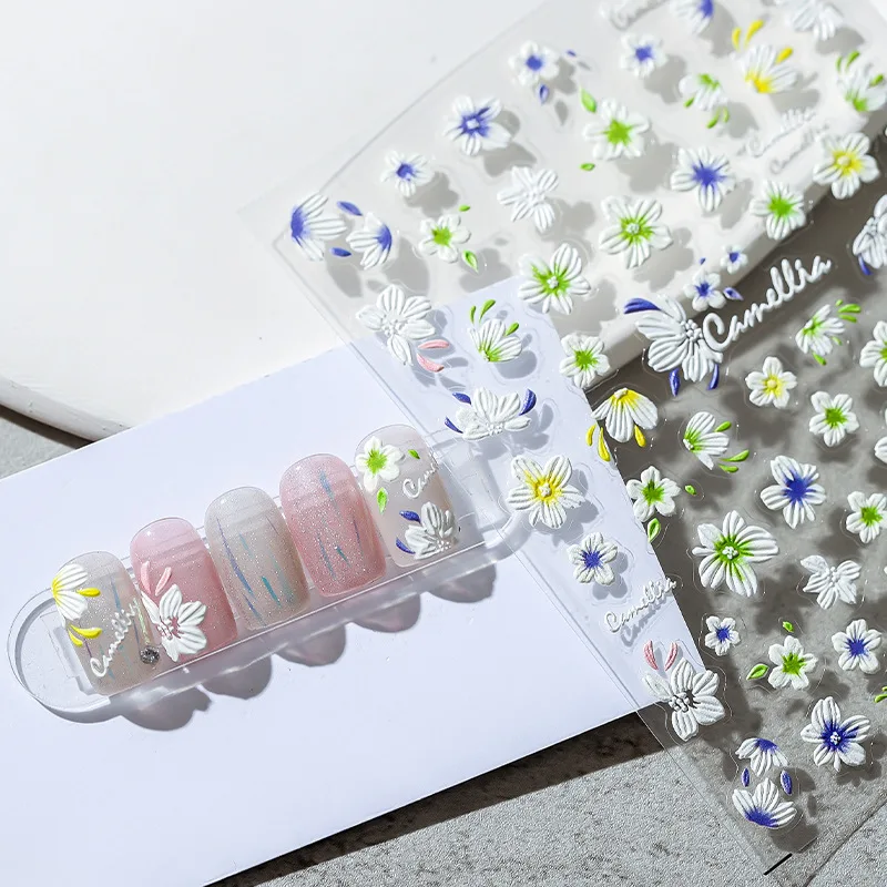 Multiple Styles Cute Flowers Camellia 5D Embossed Reliefs Self Adhesive Nail Art Decorations Sticker 3D Hipster Serie Nail Decal
Multiple Styles Cute Flowers Camellia 5D Embossed Reliefs Self Adhesive Nail Art Decorations Sticker 3D Hipster Serie Nail Decal