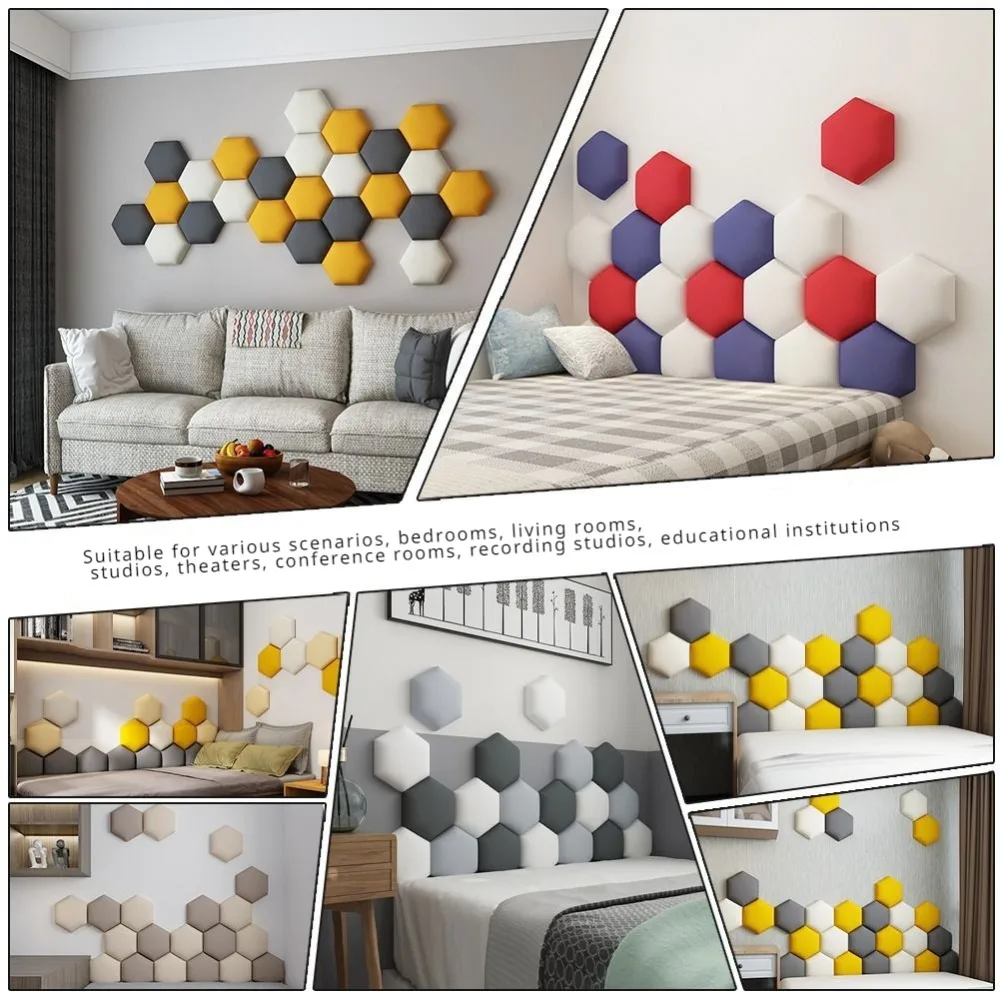 Hexagon Bed Headboard Self-adhesive Children's Room Customized Panel for Crash-proof Wall Protection of Tatami At The Bedside
Hexagon Bed Headboard Self-adhesive Children's Room Customized Panel for Crash-proof Wall Protection of Tatami At The Bedside