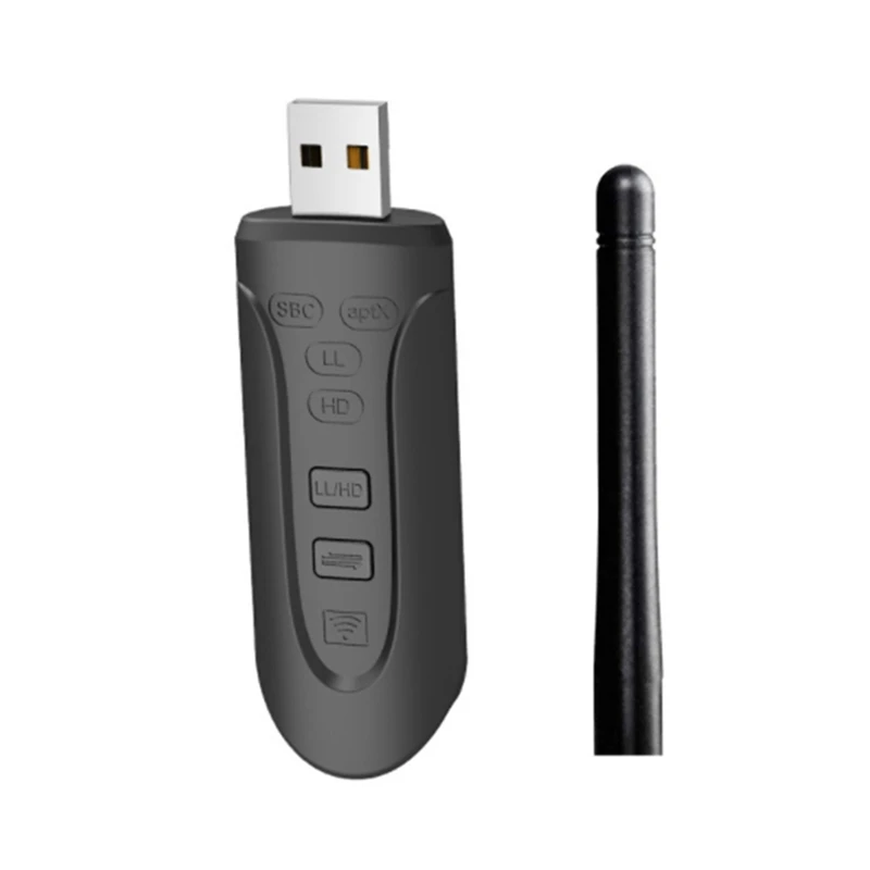 CSR8675 AptX HD/LL USB Bluetooth 5.0 Adapter for PC 3.5mm AUX Wireless Audio Transmitter for TV Desktop Laptop Two Link
CSR8675 AptX HD/LL USB Bluetooth 5.0 Adapter for PC 3.5mm AUX Wireless Audio Transmitter for TV Desktop Laptop Two Link