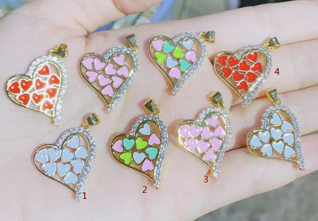 2pcs/lot heart Gold For Women Girls Gold Plated Pendant CZ Pave Wholesale Party Birthday Jewelry s4fd Necklace Pendant
2pcs/lot heart Gold For Women Girls Gold Plated Pendant CZ Pave Wholesale Party Birthday Jewelry s4fd Necklace Pendant