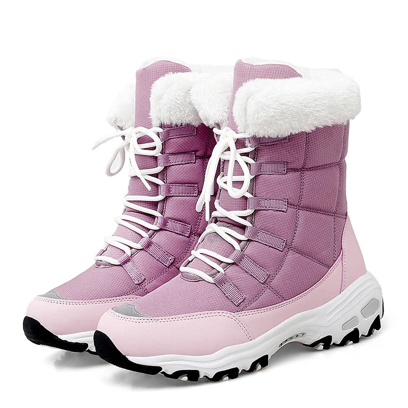 New Winter Women Boots High Quality WarmBoots Lace-up Comfortable Ankle Boots Outdoor Waterproof Hiking Boots Size 36-42
New Winter Women Boots High Quality WarmBoots Lace-up Comfortable Ankle Boots Outdoor Waterproof Hiking Boots Size 36-42