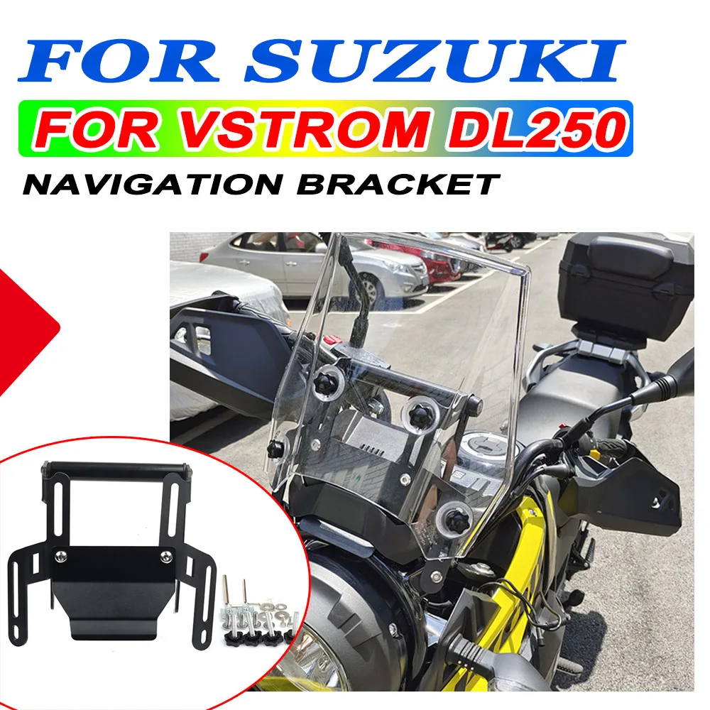 Navigation Support Windshield Lifting Function Adjustment GPS Phone Bracket For SUZUKI V-STROM DL250 Vstrom DL 250 Accessories
Navigation Support Windshield Lifting Function Adjustment GPS Phone Bracket For SUZUKI V-STROM DL250 Vstrom DL 250 Accessories