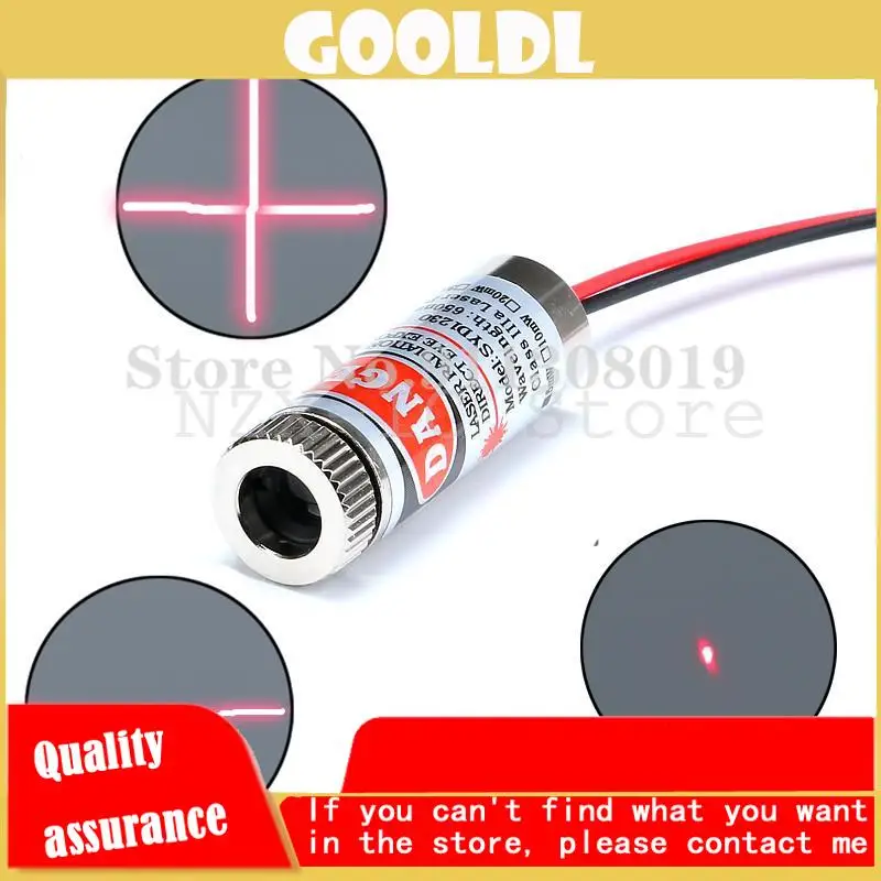 650nm 5mW Red Point / Line / Cross Laser Module Head Glass Lens Focusable Industrial Class
650nm 5mW Red Point / Line / Cross Laser Module Head Glass Lens Focusable Industrial Class