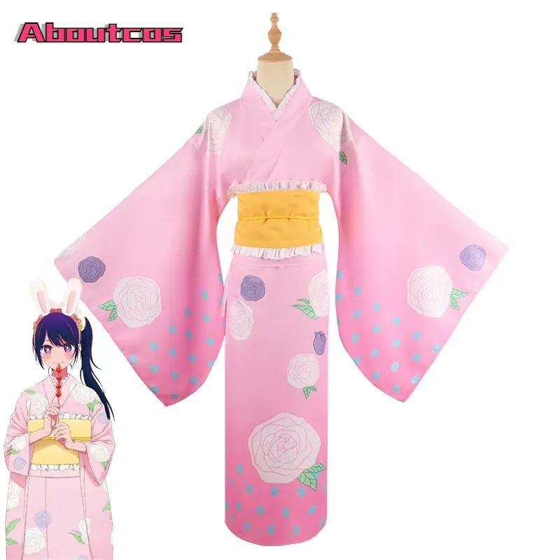 Aboutcos аниме Oshi No Ko кимоно Hoshino Ai косплей Женский костюм для ролевых игр фантазия на Хэллоуин Женская Стандартная Карнавальная одежда
Aboutcos аниме Oshi No Ko кимоно Hoshino Ai косплей Женский костюм для ролевых игр фантазия на Хэллоуин Женская Стандартная Карнавальная одежда