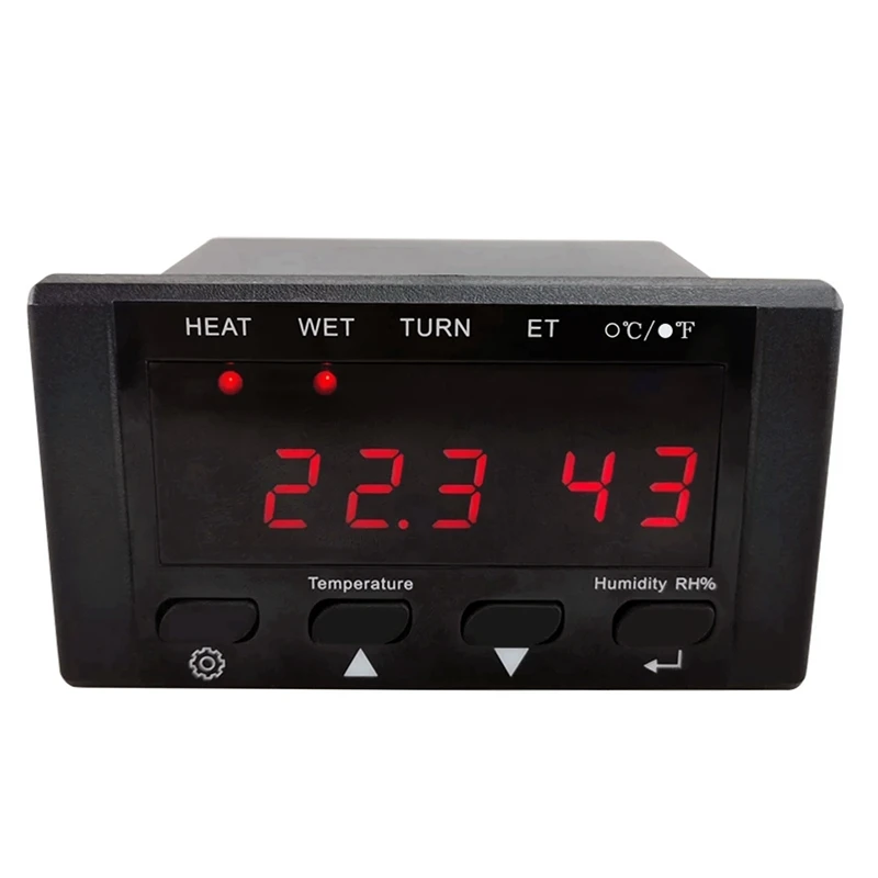 Incubator Controller Thermostat Full Automatic And Multifunction Egg Incubator Control System HT-10
Incubator Controller Thermostat Full Automatic And Multifunction Egg Incubator Control System HT-10