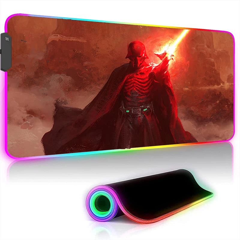 RGB светодиодный игровой коврик для мыши Дарт Вейдер Звездные войны аниме коврики для мыши коврик офисные аксессуары коврик для клавиатуры к...
RGB светодиодный игровой коврик для мыши Дарт Вейдер Звездные войны аниме коврики для мыши коврик офисные аксессуары коврик для клавиатуры к...