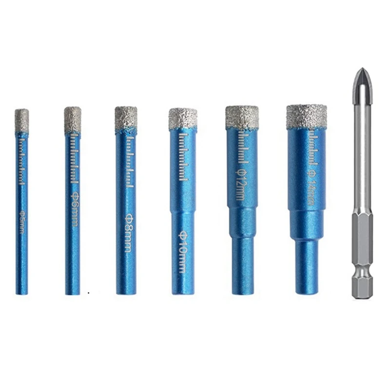 1 Set Dry Brazing Hole Opener Dry Soldering Hole Opener Glass Drill 7-Piece Diamond Drill
1 Set Dry Brazing Hole Opener Dry Soldering Hole Opener Glass Drill 7-Piece Diamond Drill