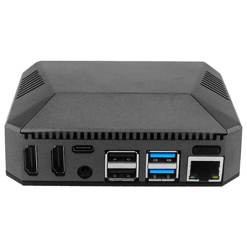 One V2 Case Aluminum Metal Shell With Power-Switch Cooling Fan Heat Sinks For Raspberry Pi 4 Model B
One V2 Case Aluminum Metal Shell With Power-Switch Cooling Fan Heat Sinks For Raspberry Pi 4 Model B