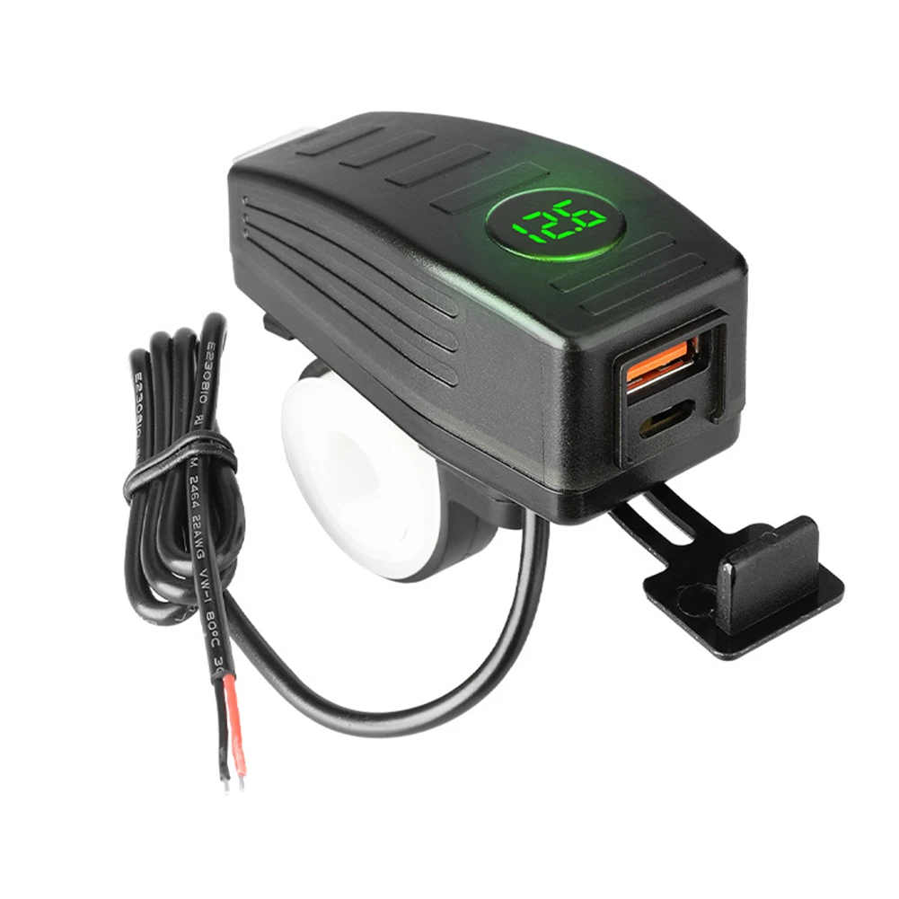 Motorcycle Phone Charger Waterproof USB Fast Charging 36W Dual Port 2.1A Fast Charging For Phone GPS Tablet Motorbike Accessorie
Motorcycle Phone Charger Waterproof USB Fast Charging 36W Dual Port 2.1A Fast Charging For Phone GPS Tablet Motorbike Accessorie