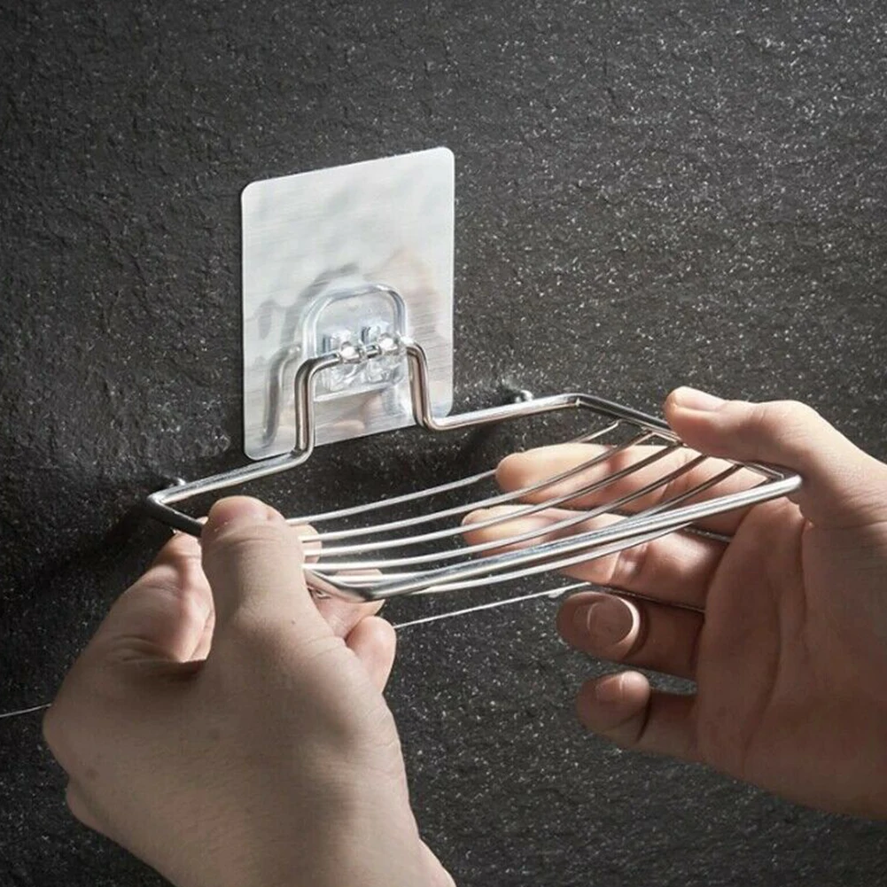 Stainless Steel Soap Dish Drain Wall Hanging Soap Tray Storage Soap Plate Box Container Wall Rack Holder Bathroom Accessories
Stainless Steel Soap Dish Drain Wall Hanging Soap Tray Storage Soap Plate Box Container Wall Rack Holder Bathroom Accessories