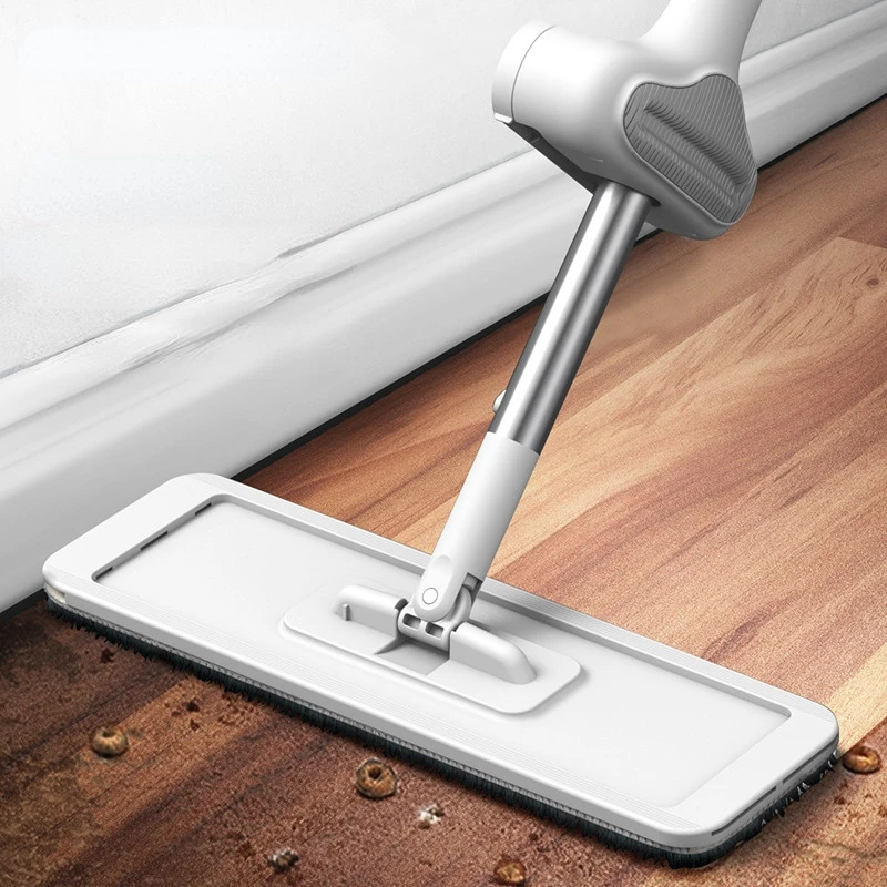 Household Cleaning Flat Squeeze Mops Microfiber Floors Washing Lazy Mop Stainless Steel Wet and Dry Cleaner Bathroom Accessories
Household Cleaning Flat Squeeze Mops Microfiber Floors Washing Lazy Mop Stainless Steel Wet and Dry Cleaner Bathroom Accessories