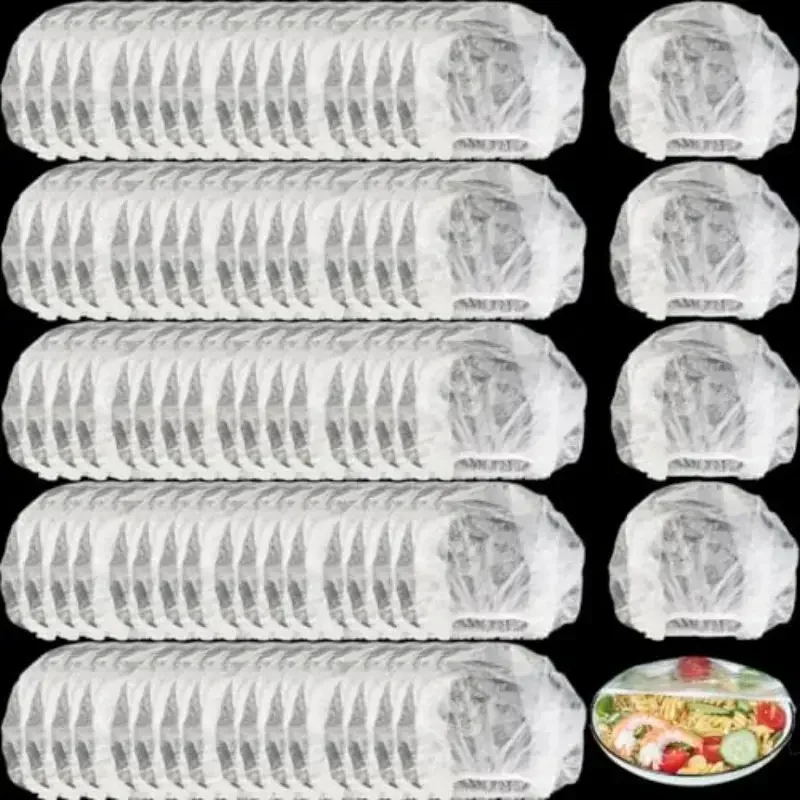 50/600 шт. одноразовые крышки для пищевых продуктов, пищевые свежие крышки, эластичная пластиковая пленка, шапочка для душа, крышка для фруктов, пищевая крышка, сумка для хранения свежести
50/600 шт. одноразовые крышки для пищевых продуктов, пищевые свежие крышки, эластичная пластиковая пленка, шапочка для душа, крышка для фруктов, пищевая крышка, сумка для хранения свежести
