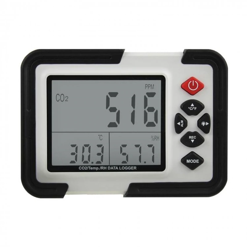 HT-2000 Digital CO2 Monitor CO2 Meter Gas Analyzer Detector 9999ppm CO2 Analyzers With Temperature Humidity Test
HT-2000 Digital CO2 Monitor CO2 Meter Gas Analyzer Detector 9999ppm CO2 Analyzers With Temperature Humidity Test