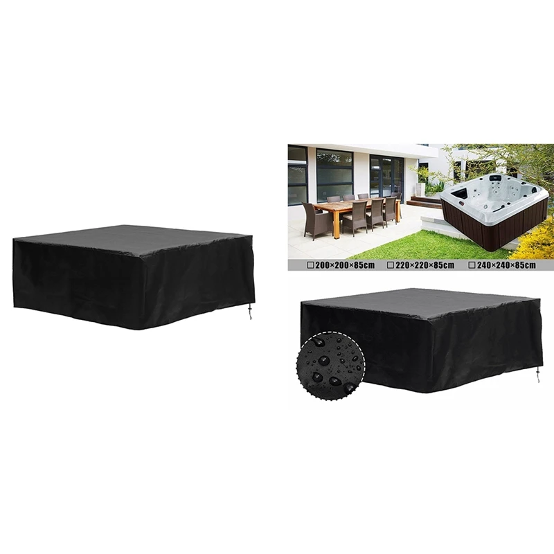 Universal Hot Tub Dust Cover Cap Waterproof for Jacuzzi UV Proof All-Weather Spa Cover Protector Hotspring Dust Covers
Universal Hot Tub Dust Cover Cap Waterproof for Jacuzzi UV Proof All-Weather Spa Cover Protector Hotspring Dust Covers