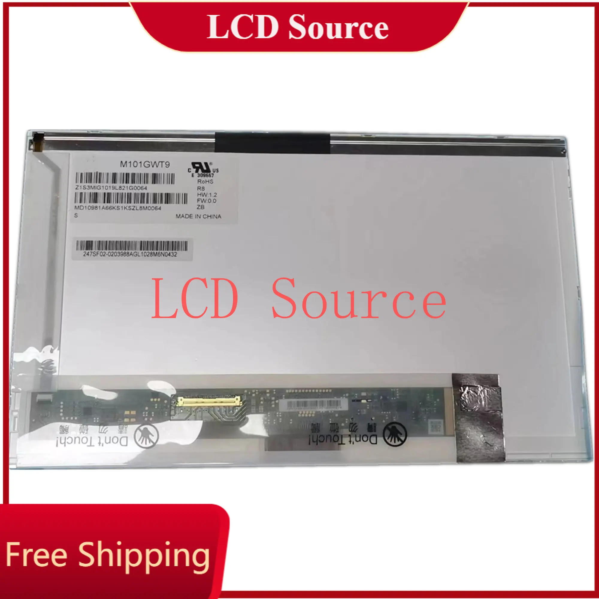 M101GWT9 R8 M101GWT9-R8 10.1inch Resolution 1024×600 WLED LCD Screen Display Panel 500:1
M101GWT9 R8 M101GWT9-R8 10.1inch Resolution 1024×600 WLED LCD Screen Display Panel 500:1