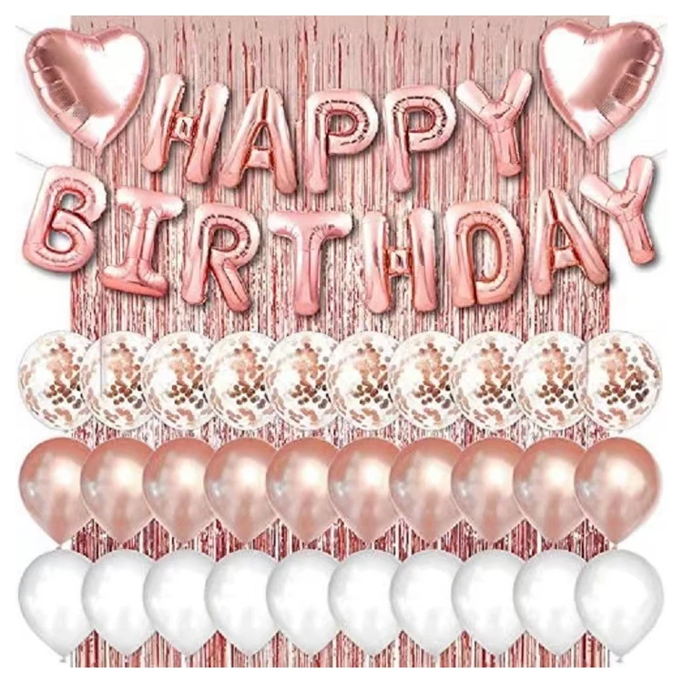 Happy Birthday Decoration Balloons Set Baby Party Decorations Colorful Latex Foil Star Heart Balloon Tool Foil Fringe Curtain
Happy Birthday Decoration Balloons Set Baby Party Decorations Colorful Latex Foil Star Heart Balloon Tool Foil Fringe Curtain
