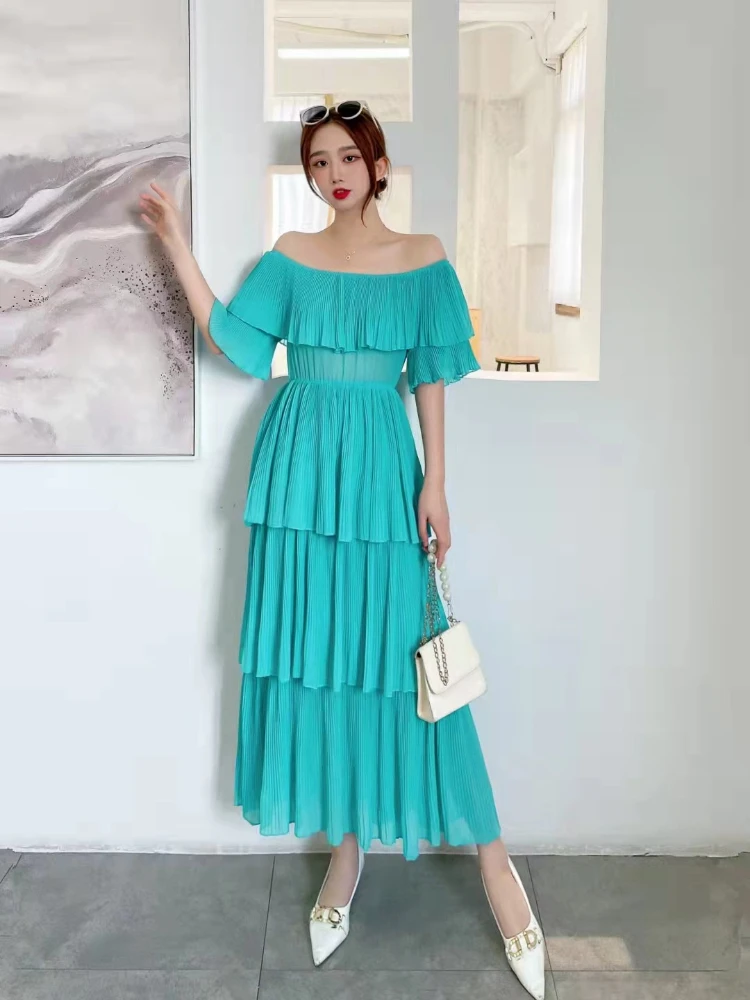 Chiffon Dresses for Women 2023 Summer New Sexy Korean Fashion Solid ColorsLOOSE Robe Elegant Party Long Dresses Formal Dresses 
Chiffon Dresses for Women 2023 Summer New Sexy Korean Fashion Solid ColorsLOOSE Robe Elegant Party Long Dresses Formal Dresses