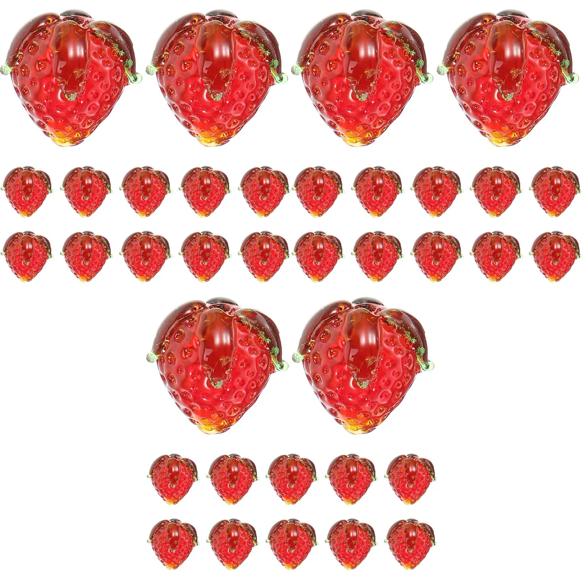 Glass Strawberry Pendants Charms Decorative Jewelry Decors DIY Craft Accessories Accessory
Glass Strawberry Pendants Charms Decorative Jewelry Decors DIY Craft Accessories Accessory