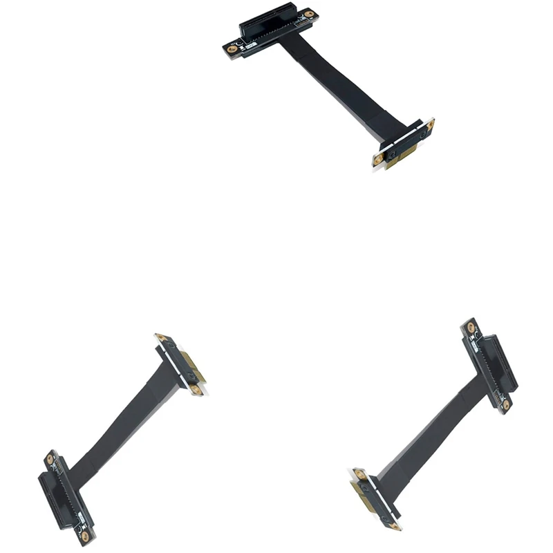 PCI Express 4X To 1X Extension Cable 8Gbps PCI-E 1X To 4X Riser Extender Dual Vertical 90 Degrees Ribbon Cable
PCI Express 4X To 1X Extension Cable 8Gbps PCI-E 1X To 4X Riser Extender Dual Vertical 90 Degrees Ribbon Cable