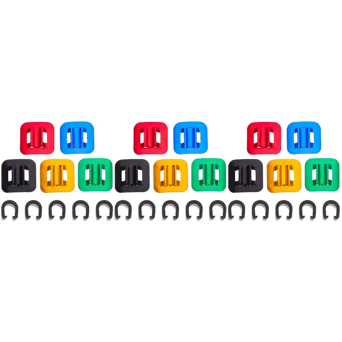 18 Pcs Fixed C-shaped Buckle Wire Holders Cords Brake Cable Clamp Plastic Buckles Bicycle Shifting Housing Clip
18 Pcs Fixed C-shaped Buckle Wire Holders Cords Brake Cable Clamp Plastic Buckles Bicycle Shifting Housing Clip