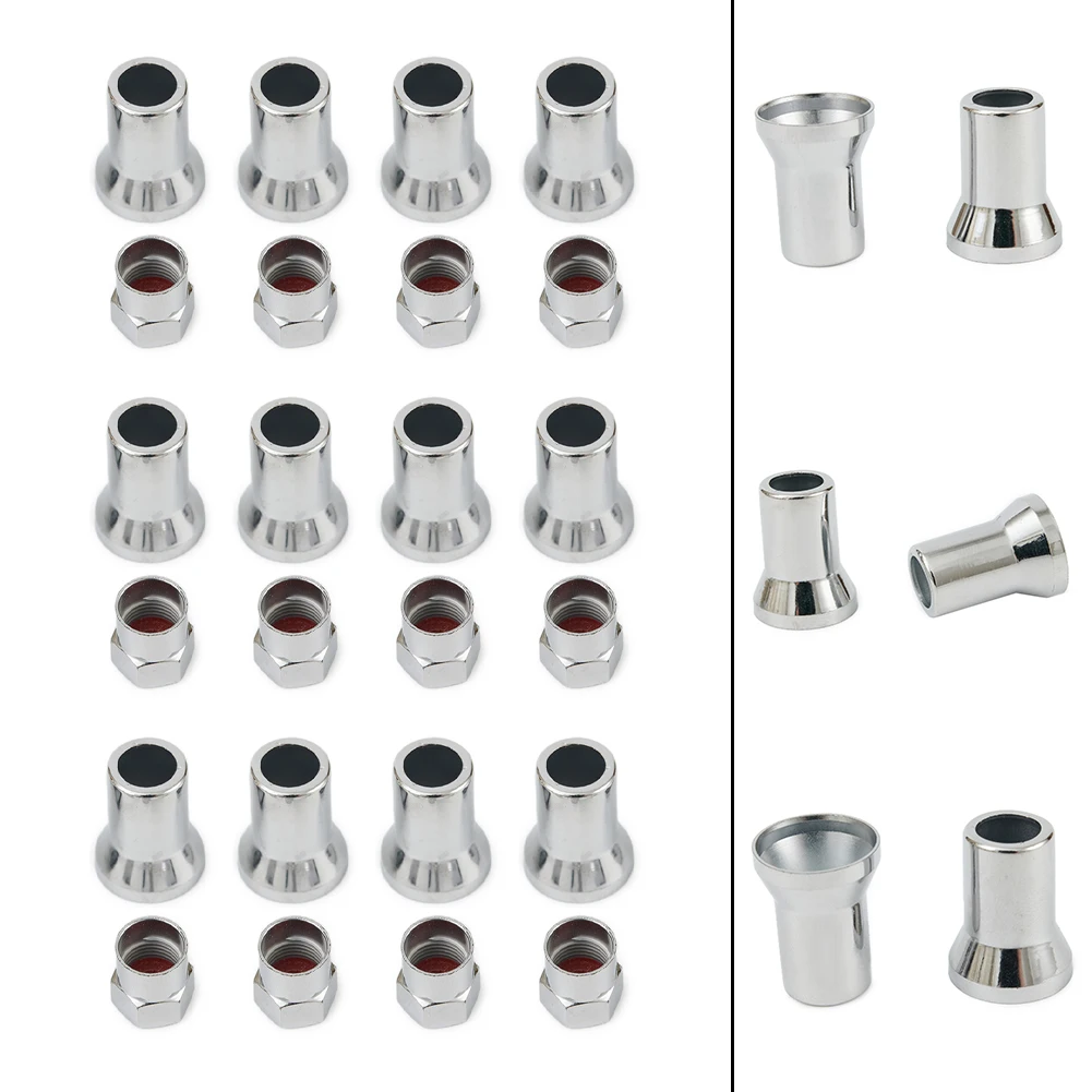 Great Perfect Popular Stem Sleeves Hex Caps Wheel Tyre w/ Sleeve Covers Hex Silver Stem Truck fashionable look
Great Perfect Popular Stem Sleeves Hex Caps Wheel Tyre w/ Sleeve Covers Hex Silver Stem Truck fashionable look