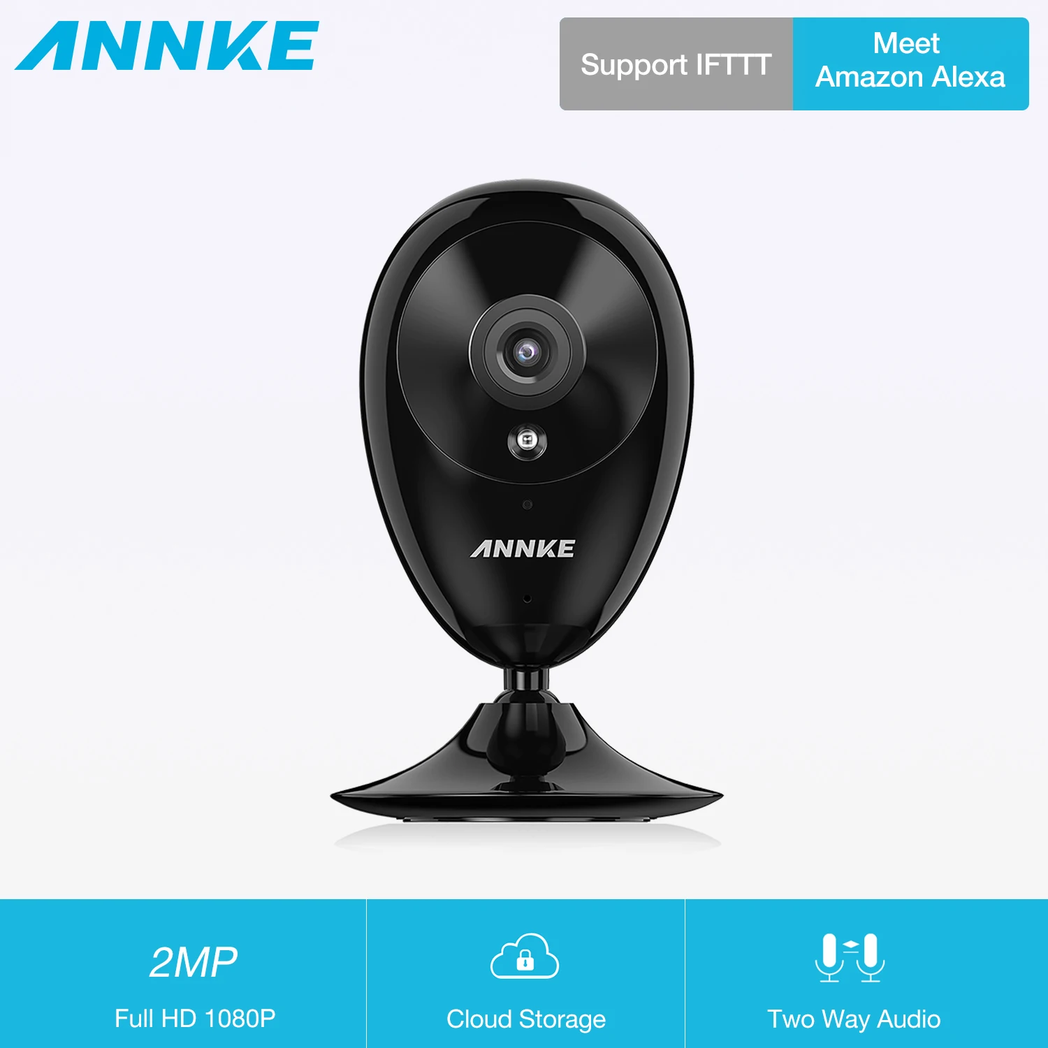 SANNCE 2MP Home Security IP Camera Wi-Fi Wireless Network Camera CCTV Camera Surveillance Night Vision Baby Monitor Cam
SANNCE 2MP Home Security IP Camera Wi-Fi Wireless Network Camera CCTV Camera Surveillance Night Vision Baby Monitor Cam