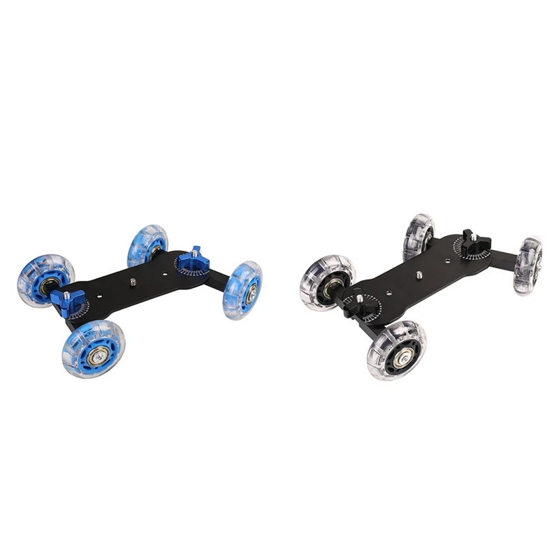 Mini Track Slr Sliding Rail Trolley with 22Lbs/10Kg Load Capacity Skateboard Design Suitable for Digital Camera 
Mini Track Slr Sliding Rail Trolley with 22Lbs/10Kg Load Capacity Skateboard Design Suitable for Digital Camera