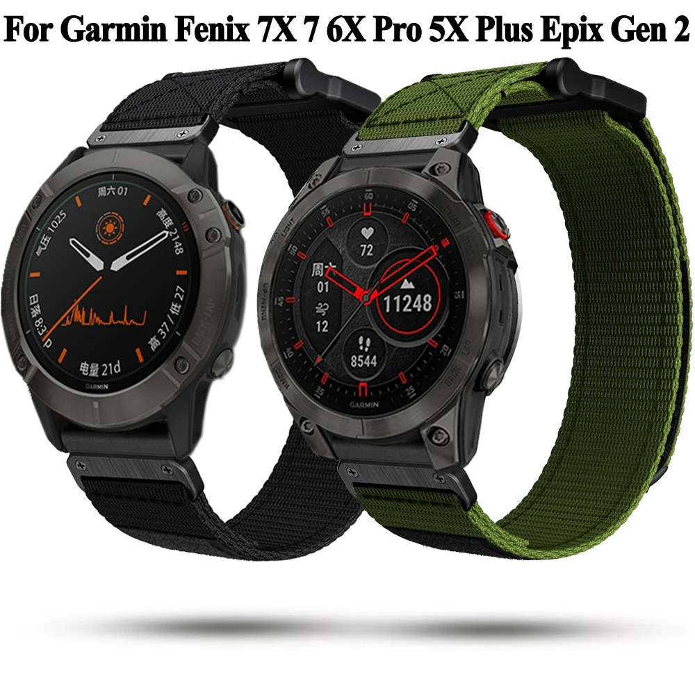 Ремешок нейлоновый для Garmin Fenix 7X 7 6X 6 Pro 5 5X Plus Instinct Epix Gen 2 955 945 935
Ремешок нейлоновый для Garmin Fenix 7X 7 6X 6 Pro 5 5X Plus Instinct Epix Gen 2 955 945 935