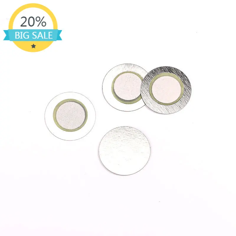 50 pcs 20mm*0.33mm Iron Piezo Disc for Buzzer Pressure Sensor Speaker
50 pcs 20mm*0.33mm Iron Piezo Disc for Buzzer Pressure Sensor Speaker